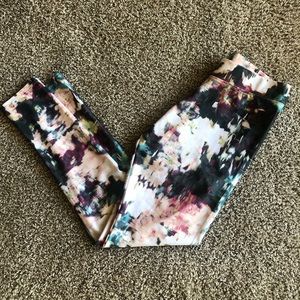 Multi colored Mosaic Workout Leggings